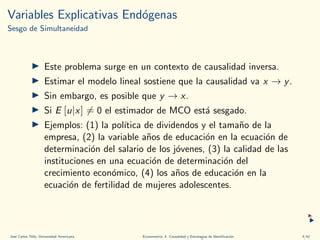 Causalidad En En Econometria Muy Basica Pdf