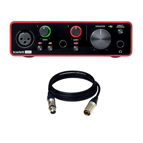 Buy Lett Solo Rd Gen In Out Usb Audio Interface With Mic Cable