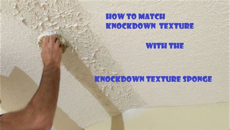 Knockdown Texture Sponge - Drywall Repair Tool