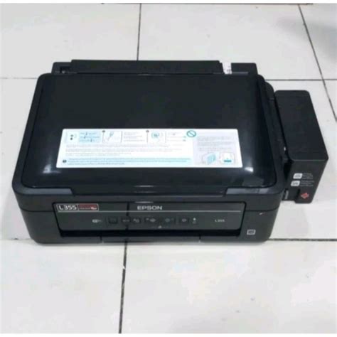 Jual Printer Epson L355 Wifi Print Scan Copy Normal Siap Pakai Shopee