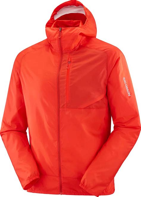 Salomon Bonatti Cross Wind M Cherry Tomato Trail Running Jackets