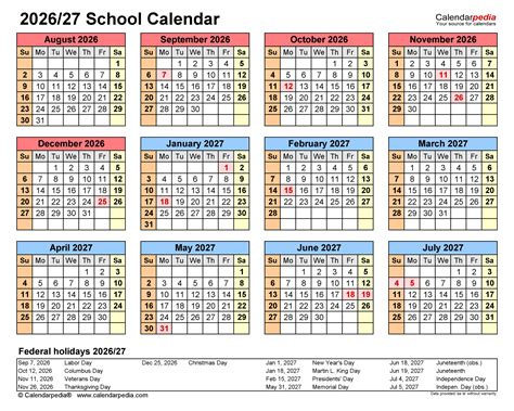 Nyc Doe Calendar 2026 2027 - Free Printable Templates