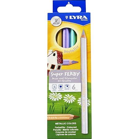 LYRA Ferby laqué Super Giant crayons de couleur triangulaires 6 25