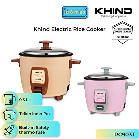 Khind Rice Cooker 0 3L RC903T Random Color Replacement RC903