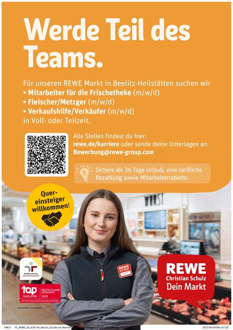 Werde Teil Des Rewe Teams Stadt Beelitz