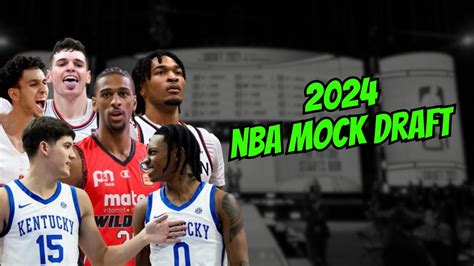 My Nba Mock Draft Full First Round Youtube