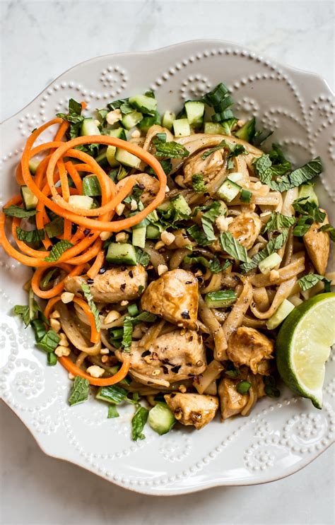 Chicken Stir Fry With Rice Noodles • Salt And Lavender