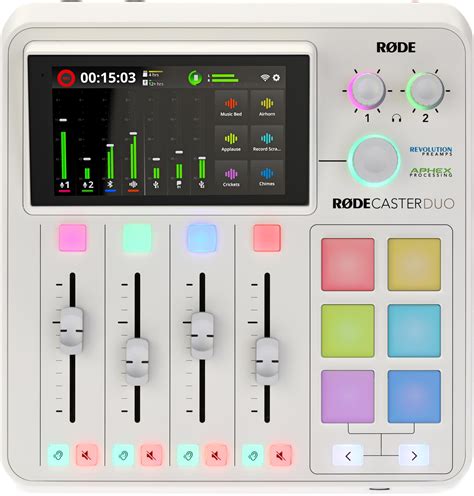 Rode RodeCaster Duo Streaming Mixer - White Bundles | Sweetwater