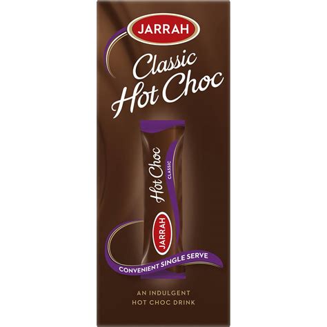 Jarrah Hot Chocolate Sachets Pk Woolworths