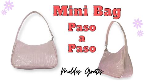 Como Hacer Una Cartera Baguette Mini Bag Paso A Paso Con Moldes Gratis