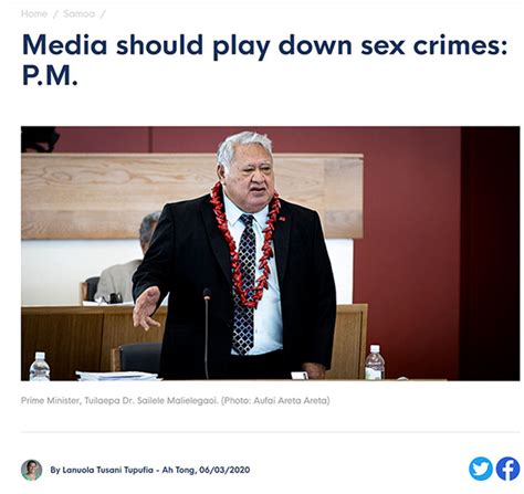 Sunday Samoan Sex Crimes Truth And Pride In Samoa Asia Pacific Report