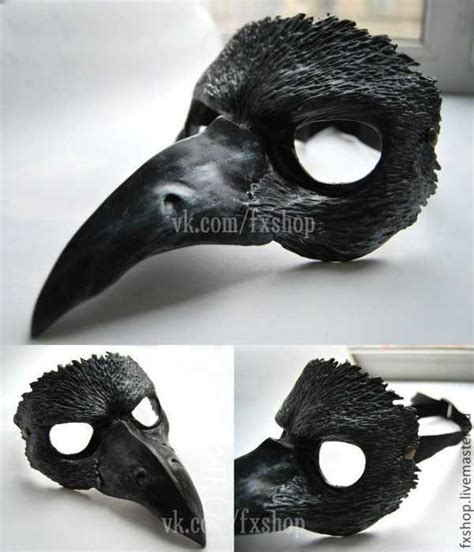 Шаблон маски вороны – Маска вороны своими руками – Резной Палисад ...
