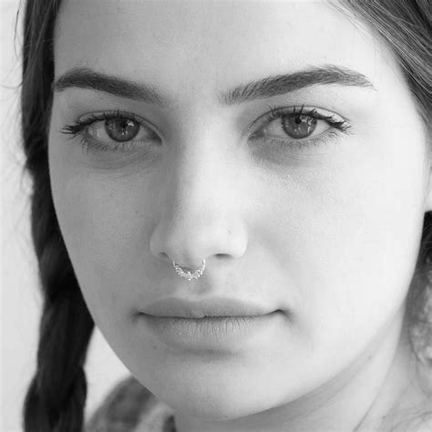 Silver Septum Ring Septum Jewelry Unique Septum Silver Nose | Etsy