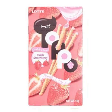 Lotte Toppo Vanilla Strawberry