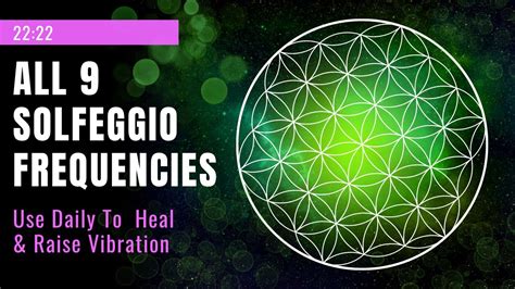 All 9 Solfeggio Frequencies DEEP VIBRATIONAL HEALING To Balance All