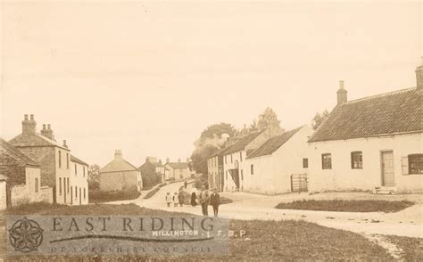 village street from south west, Millington 1900 | East Riding Photos