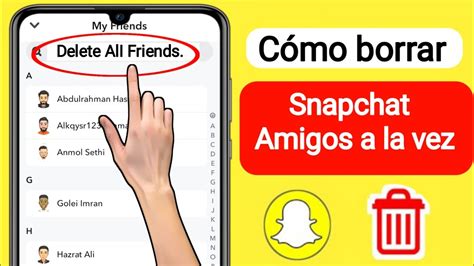 C Mo Eliminar A Todos Los Amigos En Snapchat C Mo Eliminar Amigos En