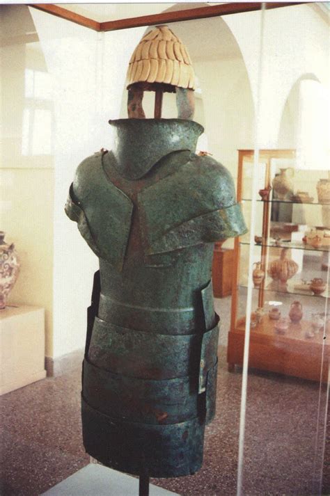 Late Bronze Age Greek Armour Nauplion Museum Photo Catherine Mayo