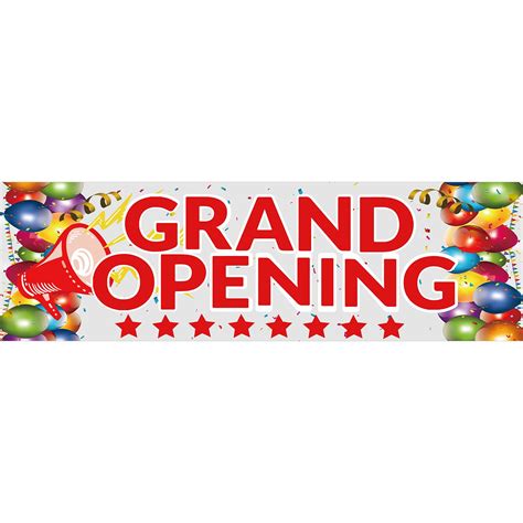 Buy Grand Opening Banner New Store Grand Opening Sign And Rope Red