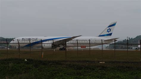 PHUKET, THAILAND JANUARY 31, 2023 - Passenger airplane Boeing 787