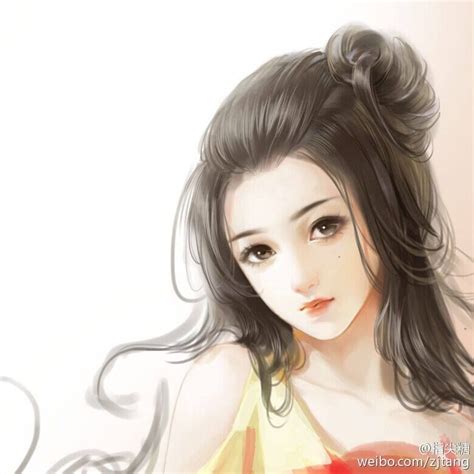 Mỹ nữ cổ trang Chinese art girl Girl sketch Art girl