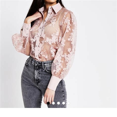 River Island Womens Blouse Depop