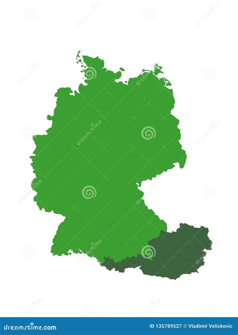 map of germany and austria and switzerland 3
