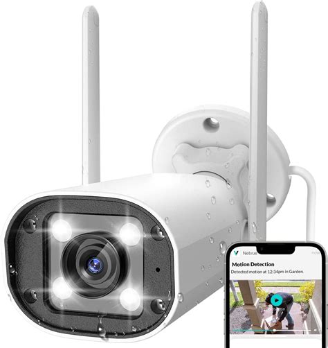 Netvue Outdoor Security Cameras 2 4GHz Wireless WiFi Surveillance