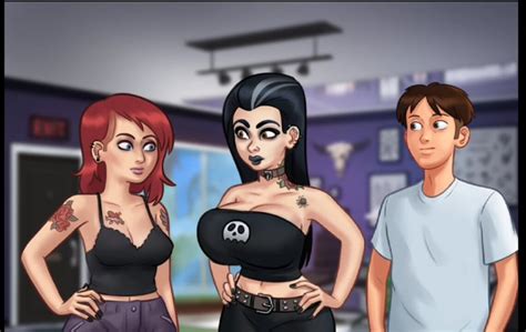 Summertime Saga Hot Goth College Girlfriend Game Porn Feat LanaGameplays XHamster
