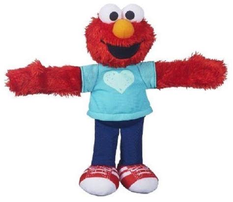 Hug Me Elmo Big Hugs Hugging Sesame Street Forever Friends Stuffed Soft ...