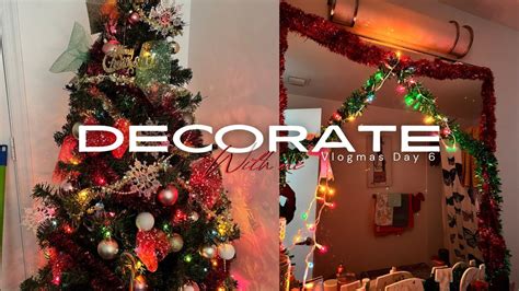 Decorating My Room For Christmas Vlogmas Day 6 YouTube