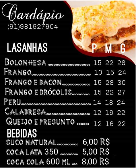 Menu em Na Brasa restaurante Belém R Santa Teresinha