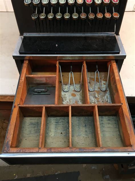 Vintage 1920s National Cash Register Register Chrome Art Deco Working