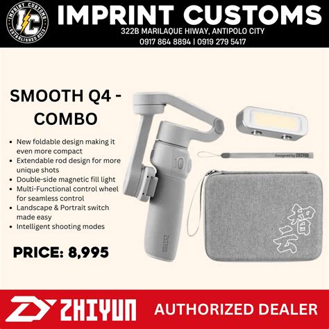 ZHIYUN - Smooth Q4 Combo – Imprint Customs