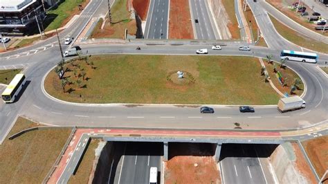 Viaduto Do Recanto Das Emas Drone Mostra As Obras Em Sequ Ncias