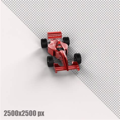 Coche De F Rmula Uno Rojo Realista En Render D Archivo Psd Premium