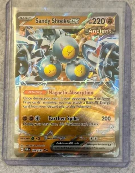 Pok Mon Tcg Sandy Shocks Ex Paradox Rift Holo Ultra Selten Eur