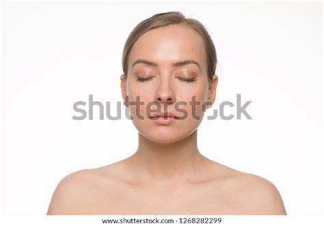 Emotional Portrait Calm Relaxing Naked Beautiful Stock Photo Shutterstock