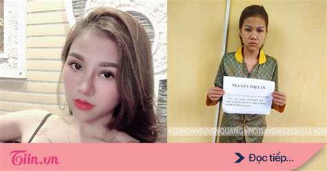 Ngỡ ngàng nhan sắc trước và sau khi bị bắt của hot girl Tuyên Quang điều hành đường dây bán