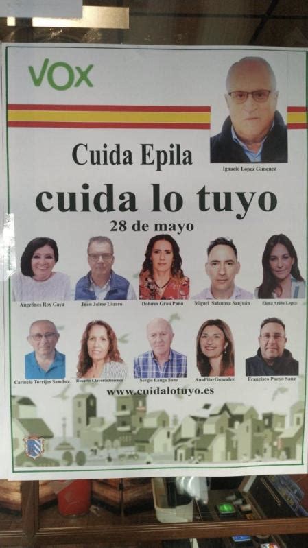 Vox Cuela Una Foto De Maril Montero En El Cartel Electoral Del