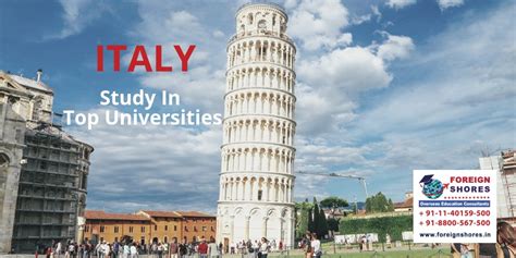 Study in Top Universities Italy | Free Study Abroad Counselling