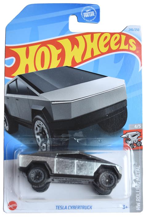 Mua Hot Wheels Tesla Cybertruck Hw Rolling Metal Silver Tr N Amazon M Ch Nh H Ng