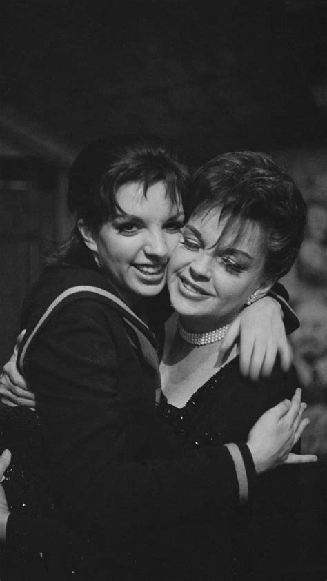 American Actress And Singer Liza Minnelli With Her Mother American