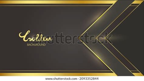 Black Gold Gradient Background Stock Vector (Royalty Free) 2093352844 ...