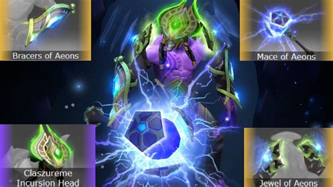 Faceless Void Mix Set Mace Of Aeons Bracers Of Aeons Claszureme