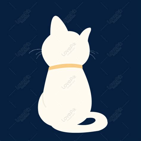 Animasi Gambar Kucing Kartun Hitam Putih