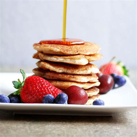 Maple Pancakes Vegan And Gluten Free Nadias Healthy Kitchen