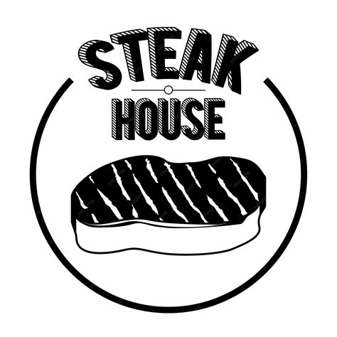 Premium Vector Steak House Concept With Meat Design