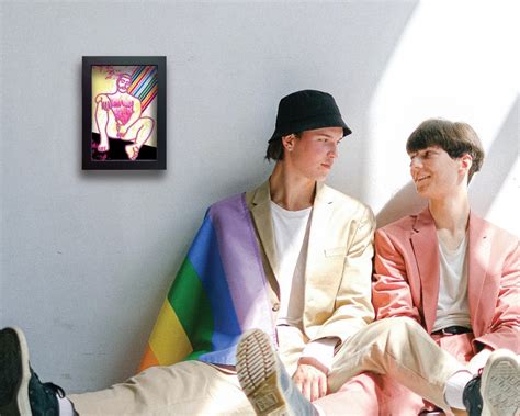 Lgbtq Framed Sexy Gay Bear Erotic Fine Art Male Nudity Etsy