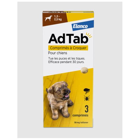 Elanco Adtab Chewable Tablets Dogs 15 25kg 3 Tablets